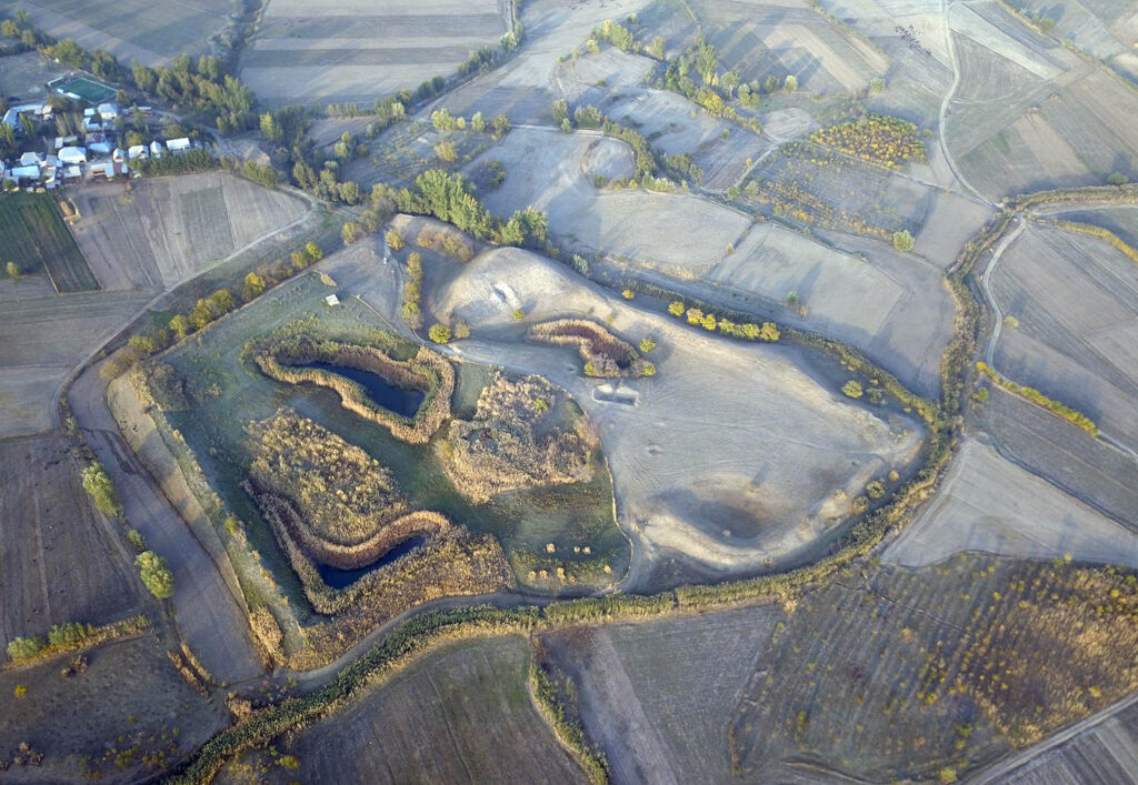 Aerial view of Shorobashat site in 2023. Foto by J.Ch.K.